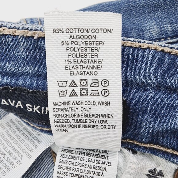 Lucky Brand Jeans Ava Skinny Women's Size 0 Blue Denim - Picture 5 of 10